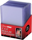 Lot de 25 Top Loader (protection de carte rigide) Ultra PRO