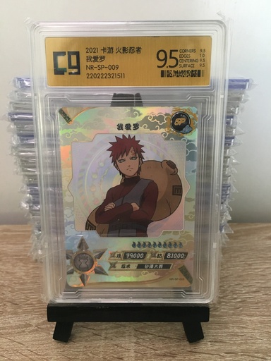 Naruto : SP-009 Gaara gradée 9.5 CCG